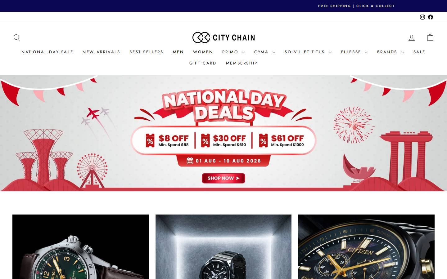 citychain.com.sg homepage screenshot