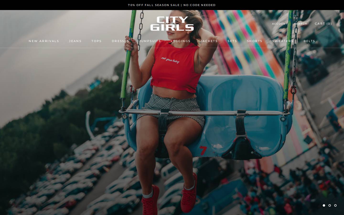 citygirlsstores.com homepage screenshot