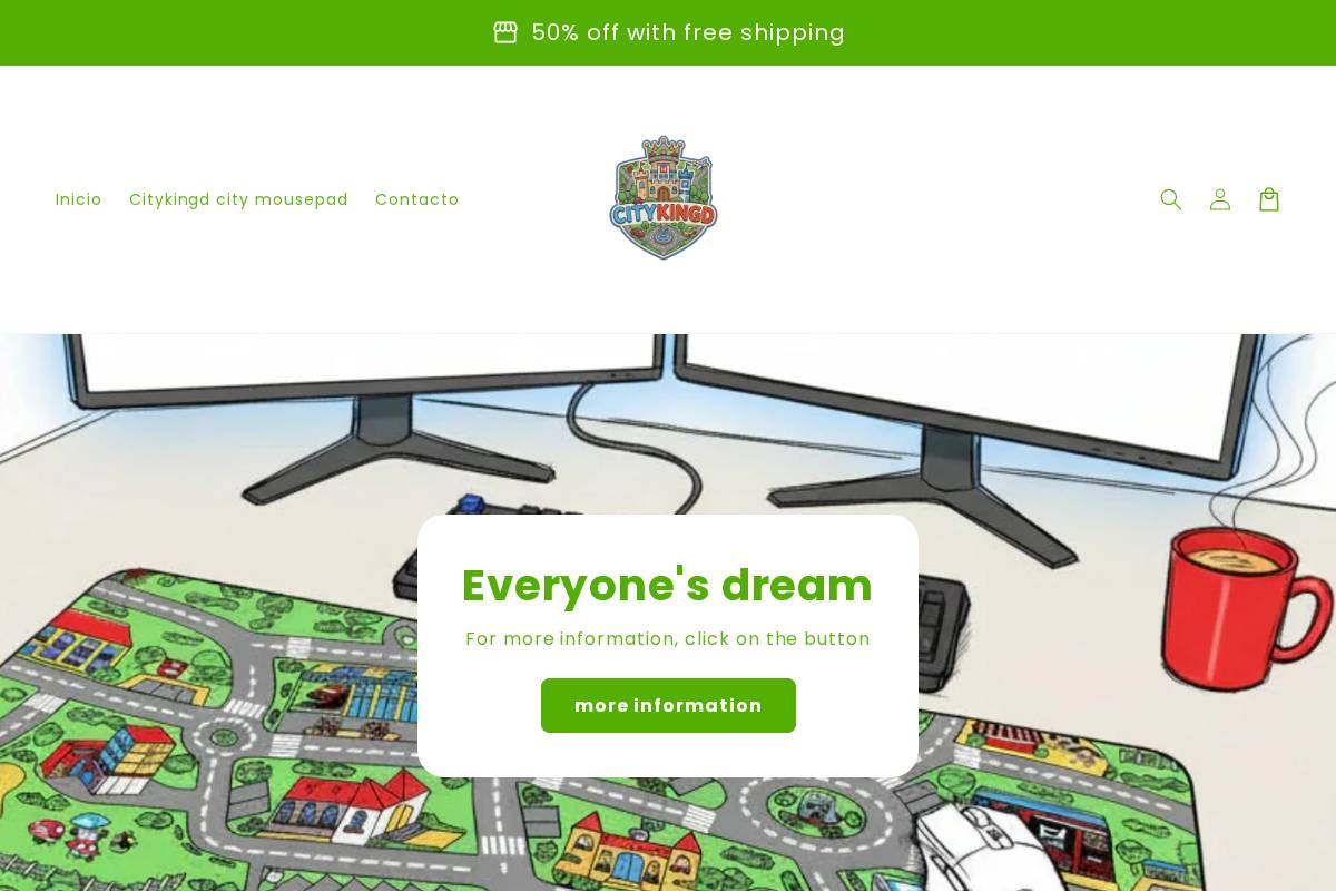citykingd.shop homepage screenshot
