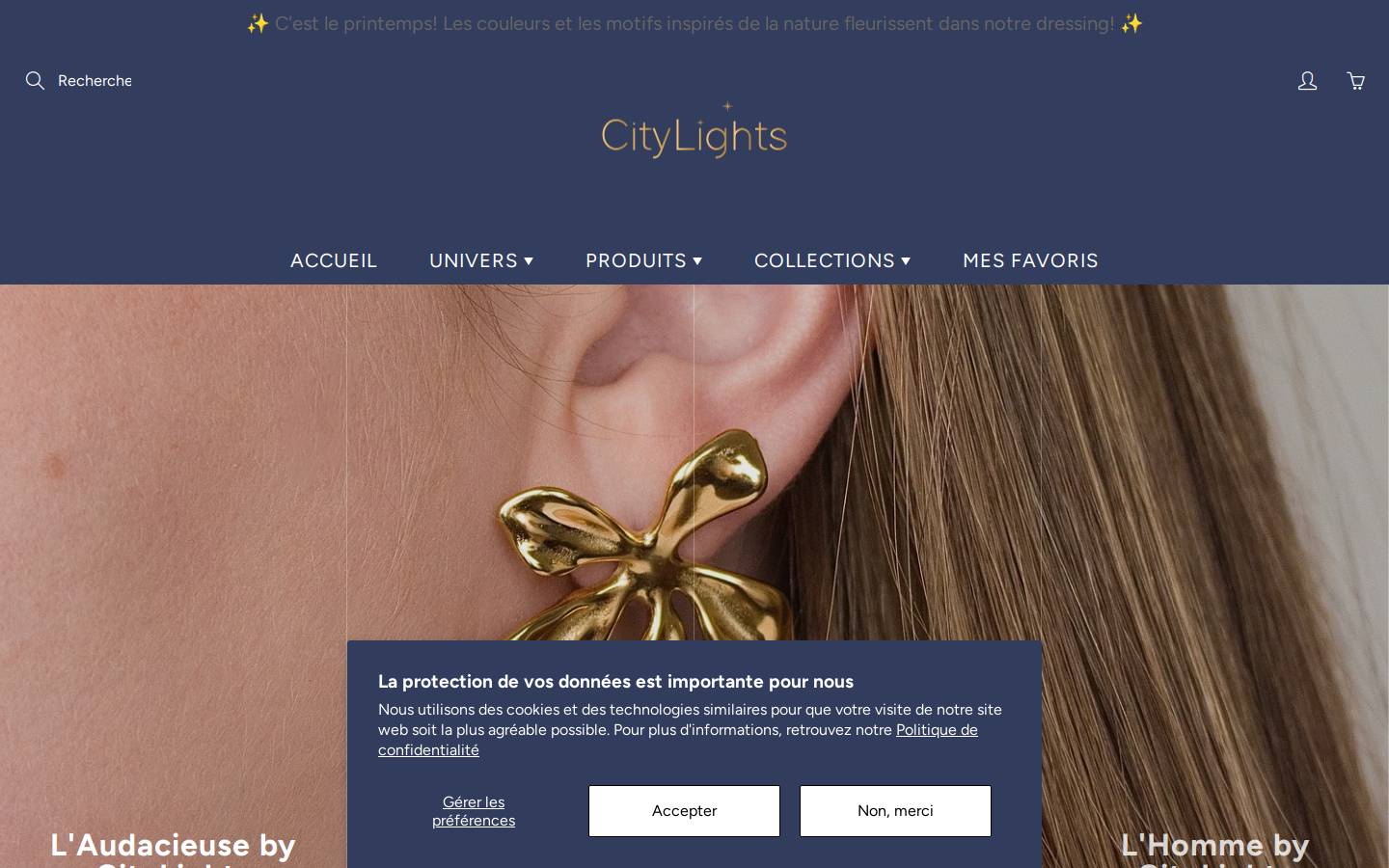 citylights-bijoux.com homepage screenshot