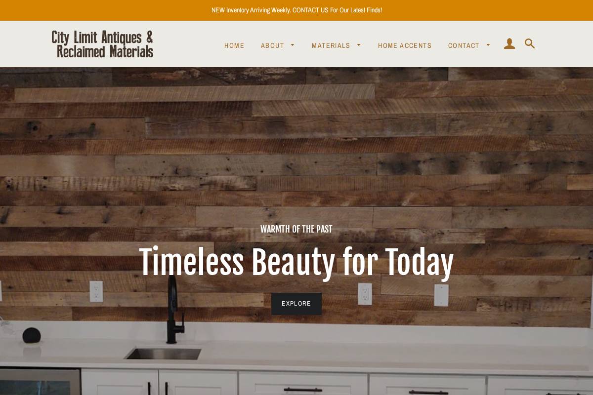 citylimitreclaimed.com homepage screenshot