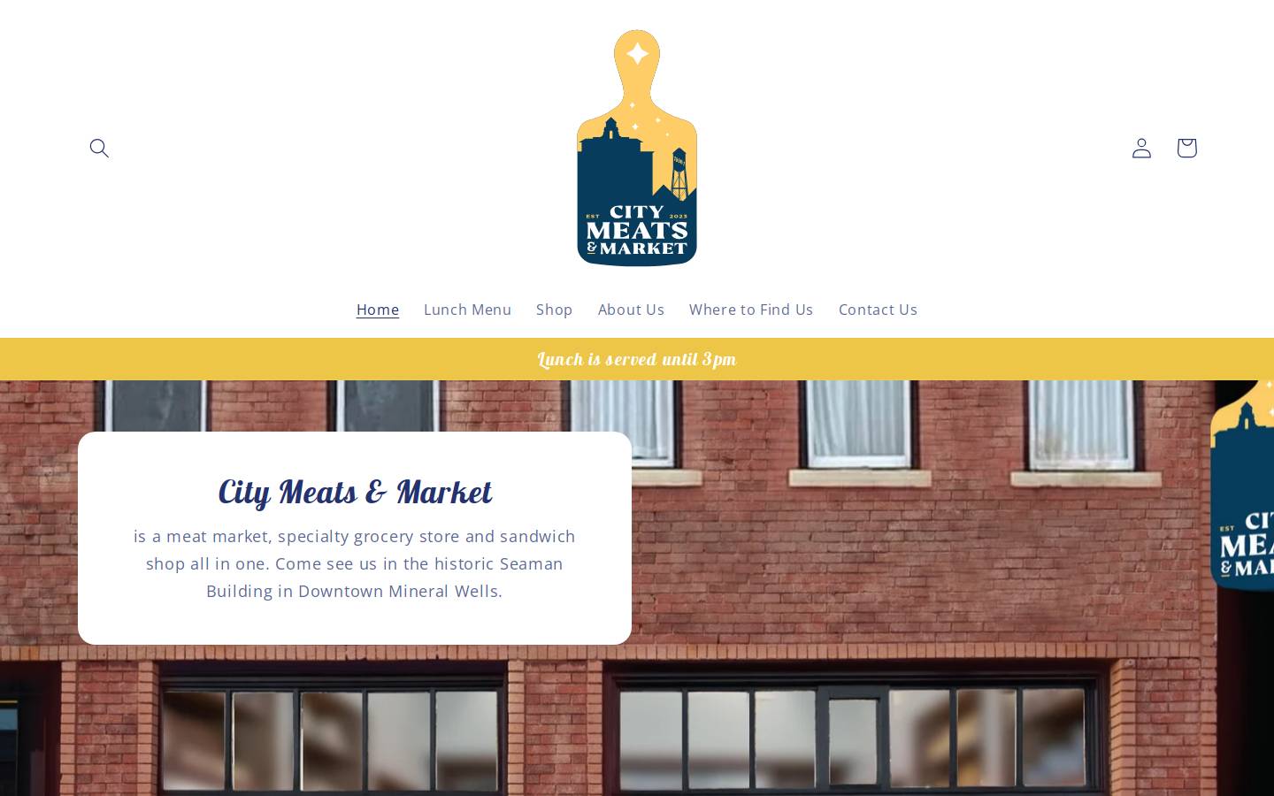 citymeatsandmarket.com homepage screenshot