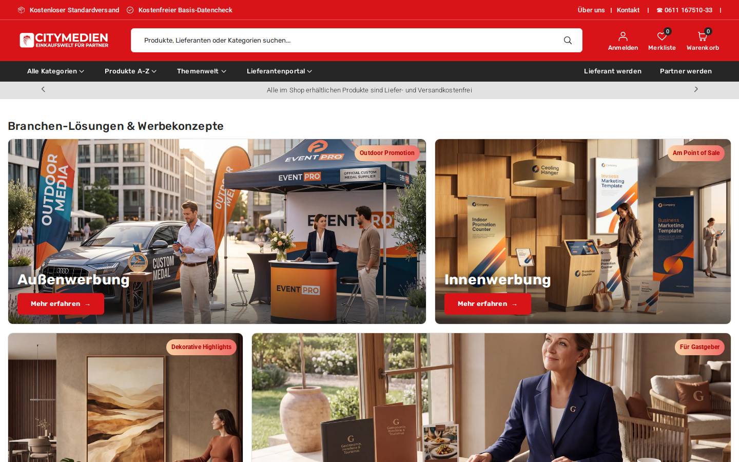 citymedien-shop.de homepage screenshot