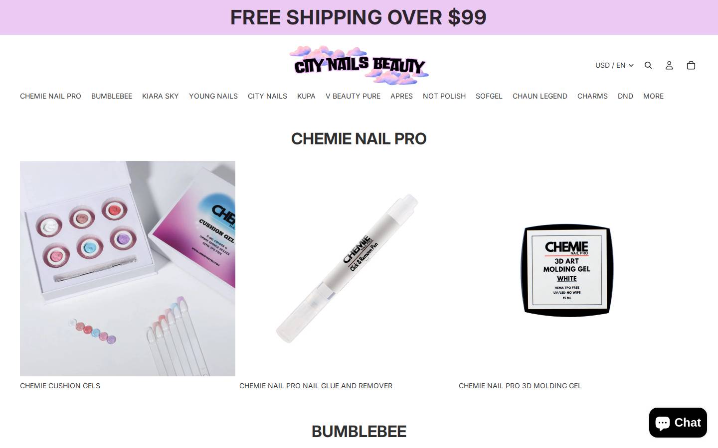 citynailsbeauty.com homepage screenshot