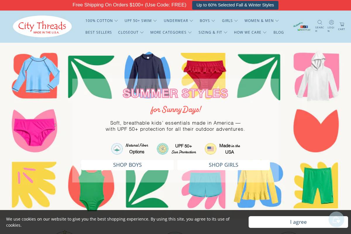 citythreads.com homepage screenshot