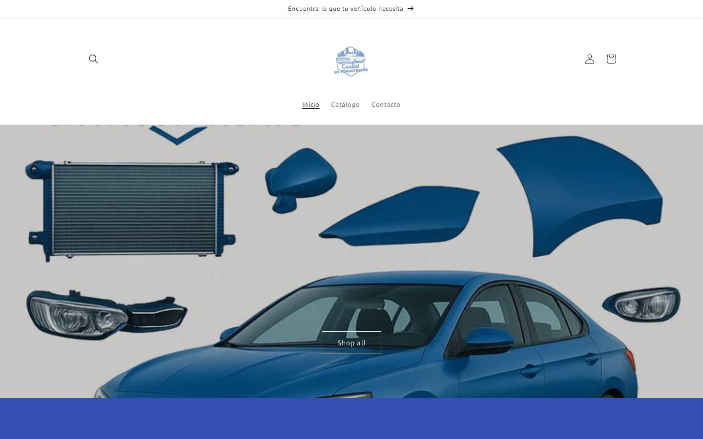 ciudadrepuestos.cl homepage screenshot
