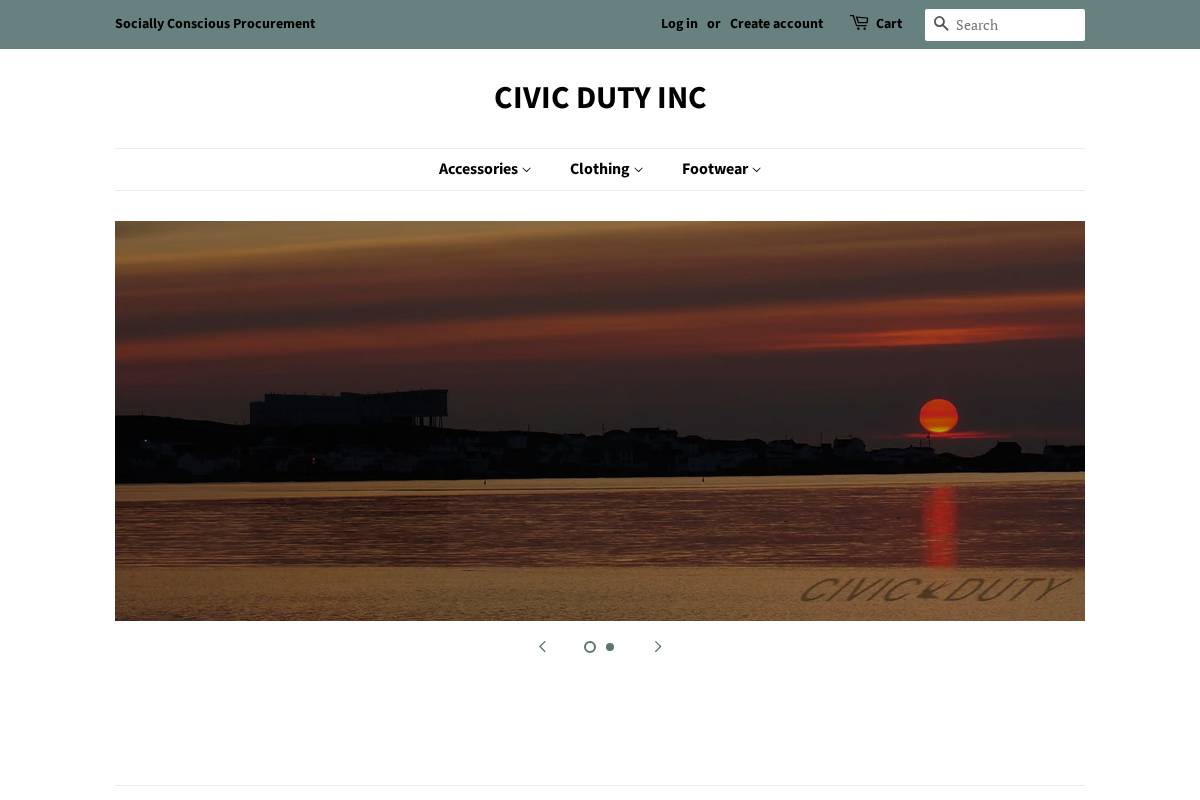 civic-duty.ca homepage screenshot
