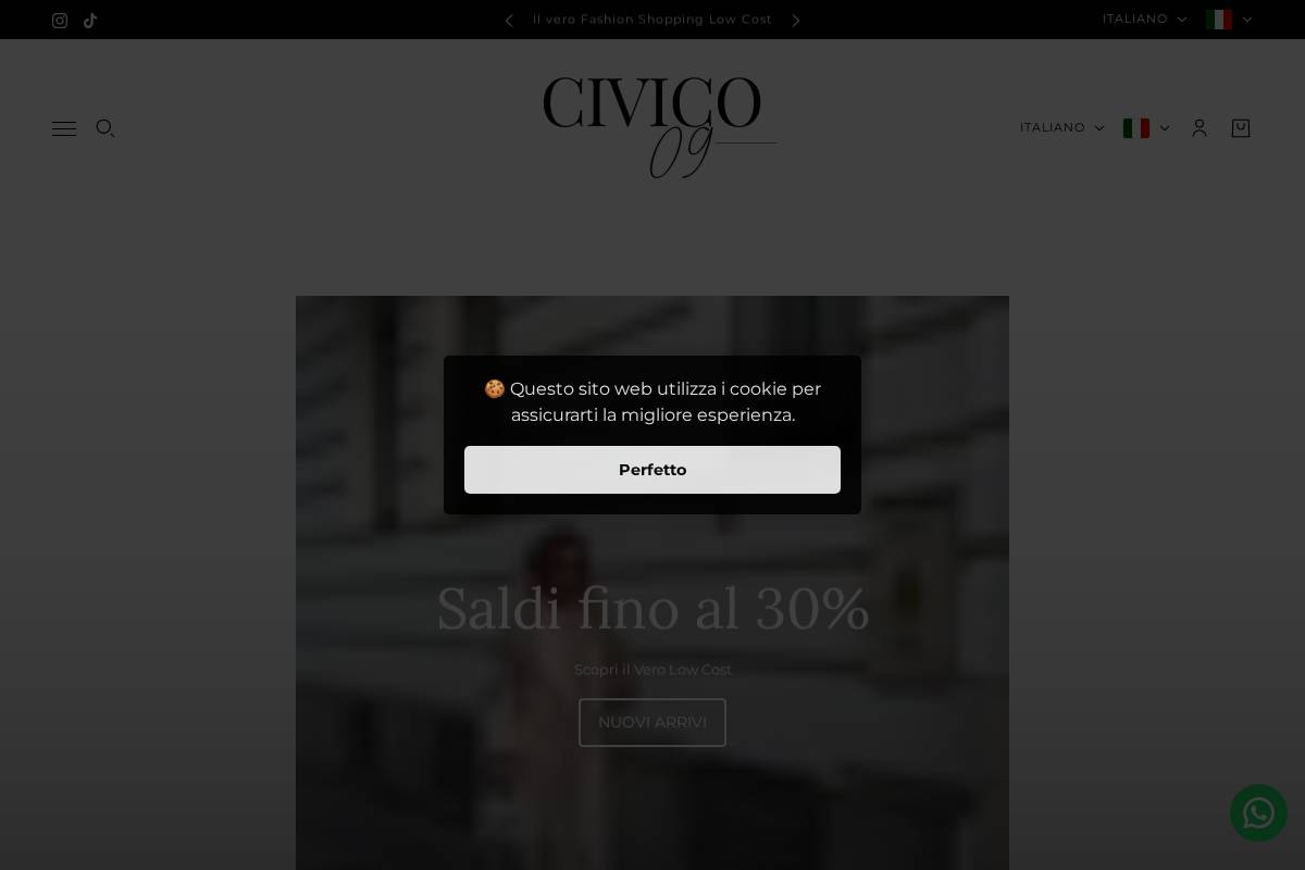 Civico09 homepage screenshot