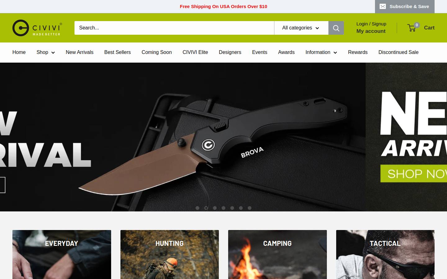 civivi.com homepage screenshot