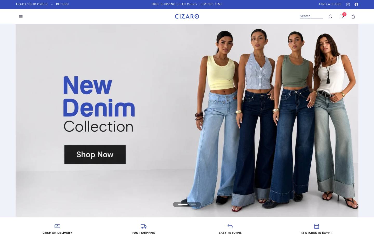cizaro.net homepage screenshot