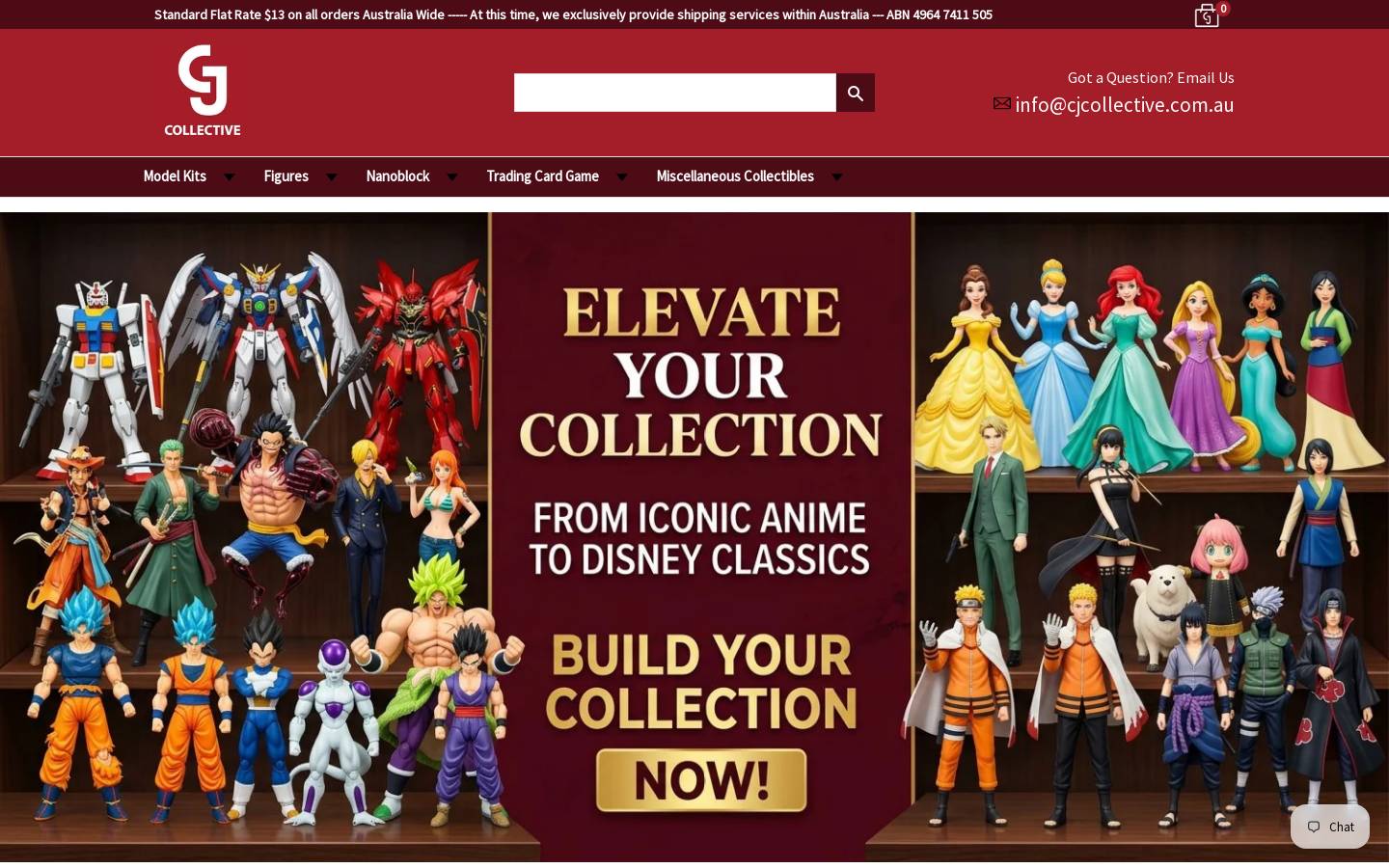 cjcollective.com.au homepage screenshot