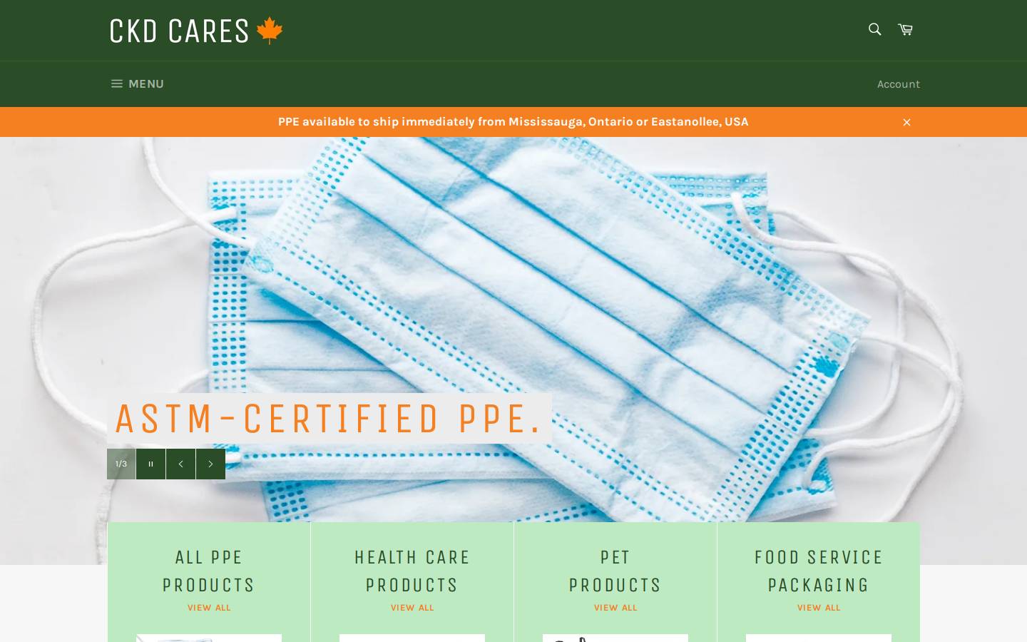 ckdppe.com homepage screenshot
