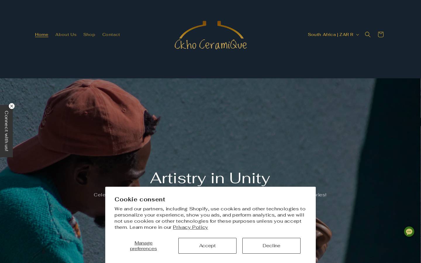 ckhoceramique.com homepage screenshot