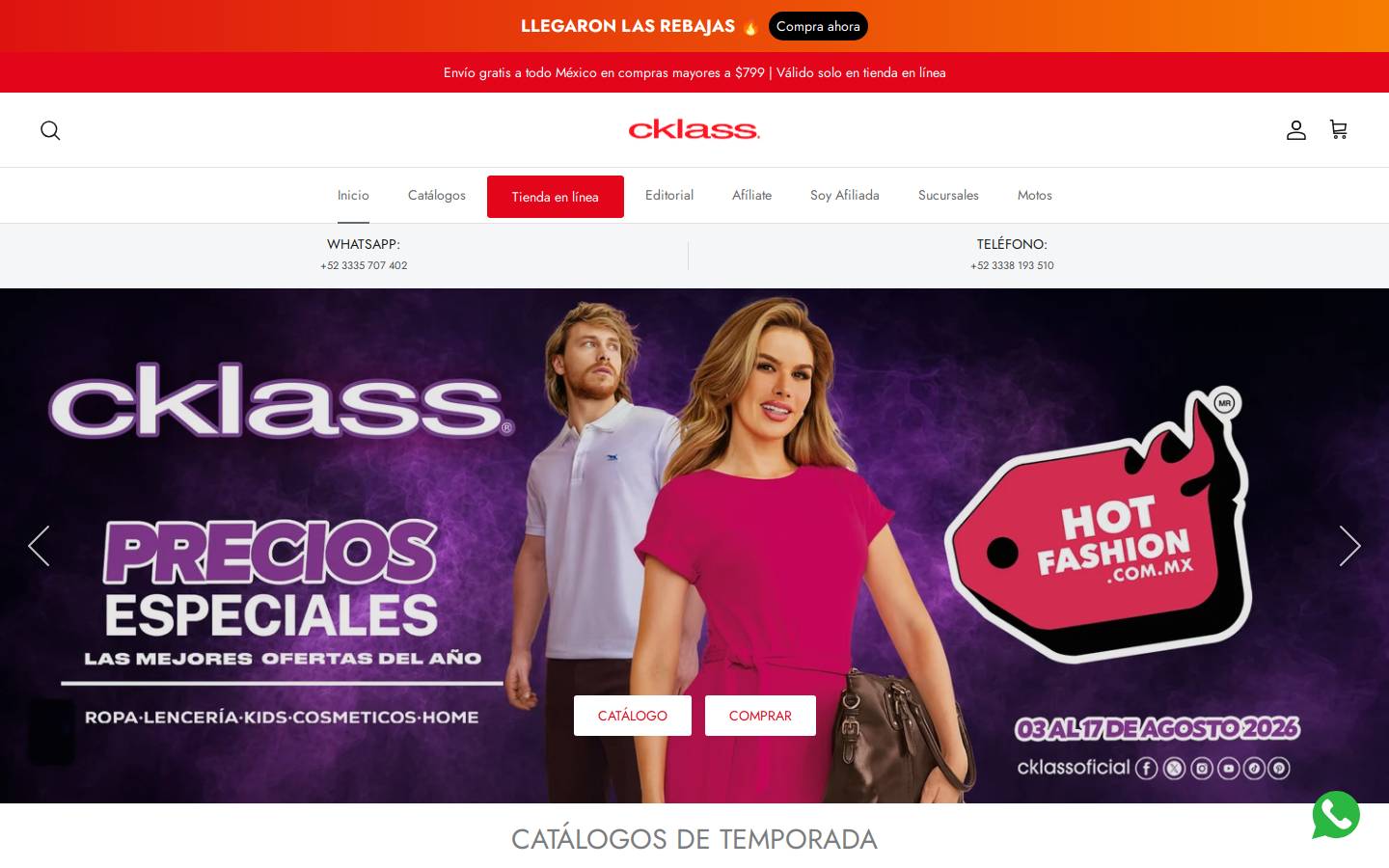 cklass.com homepage screenshot