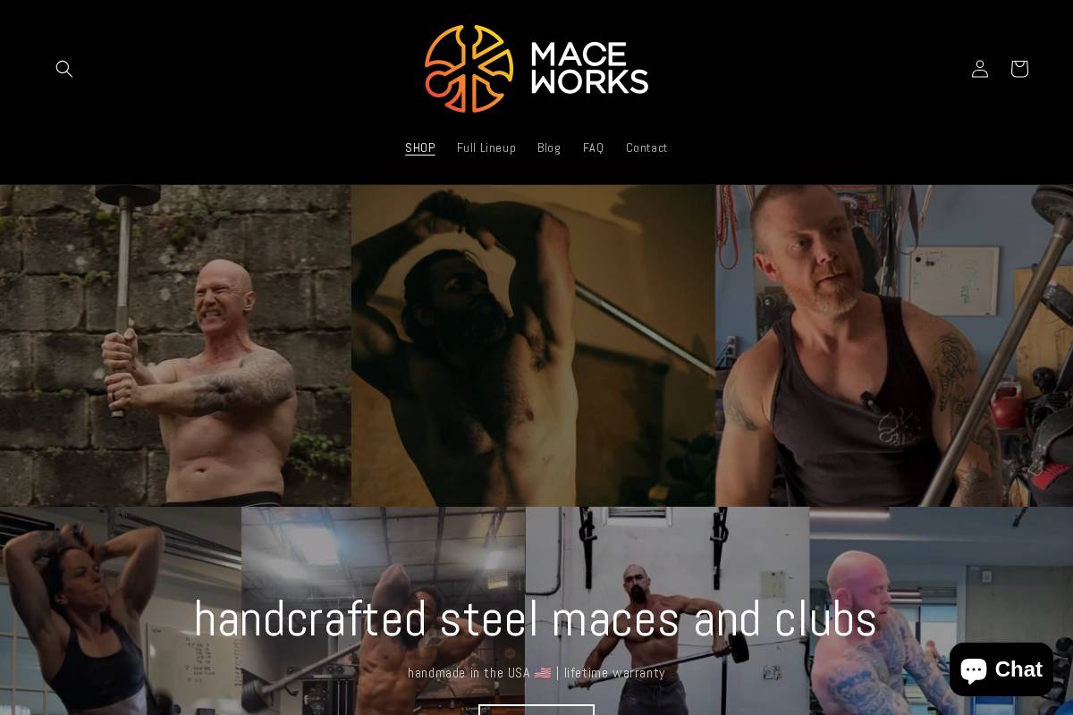 ckmaceworks.com homepage screenshot