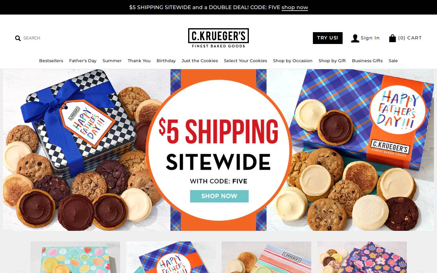 ckreugers.com homepage screenshot