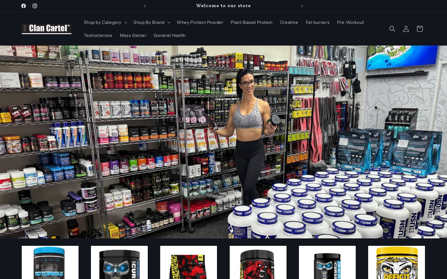 clancartel.com homepage screenshot