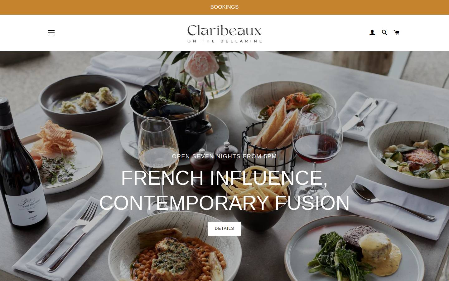 claribeaux.com.au homepage screenshot
