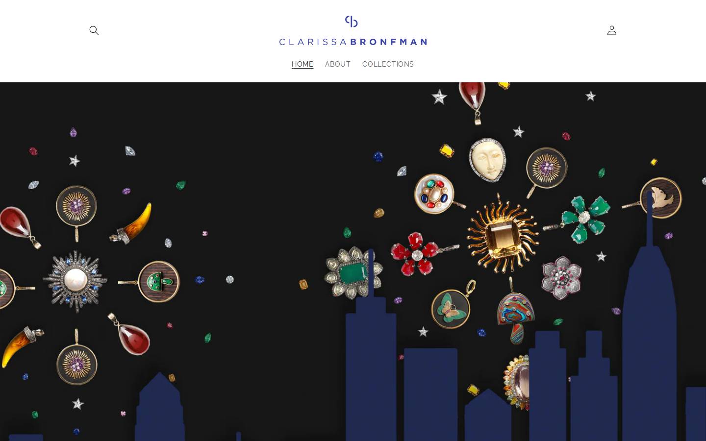 clarissabronfman.com homepage screenshot