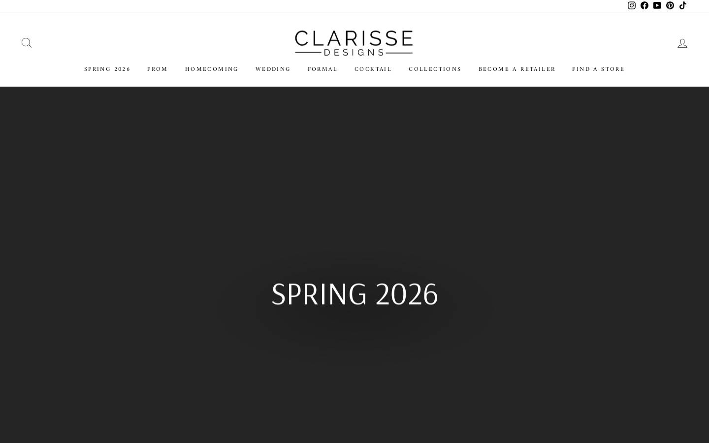 clarisse.com homepage screenshot