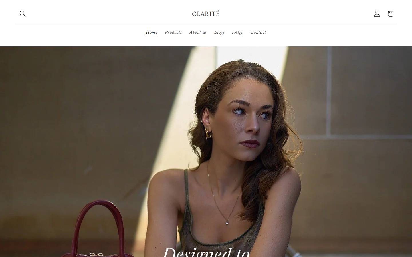 clarite.com.au homepage screenshot