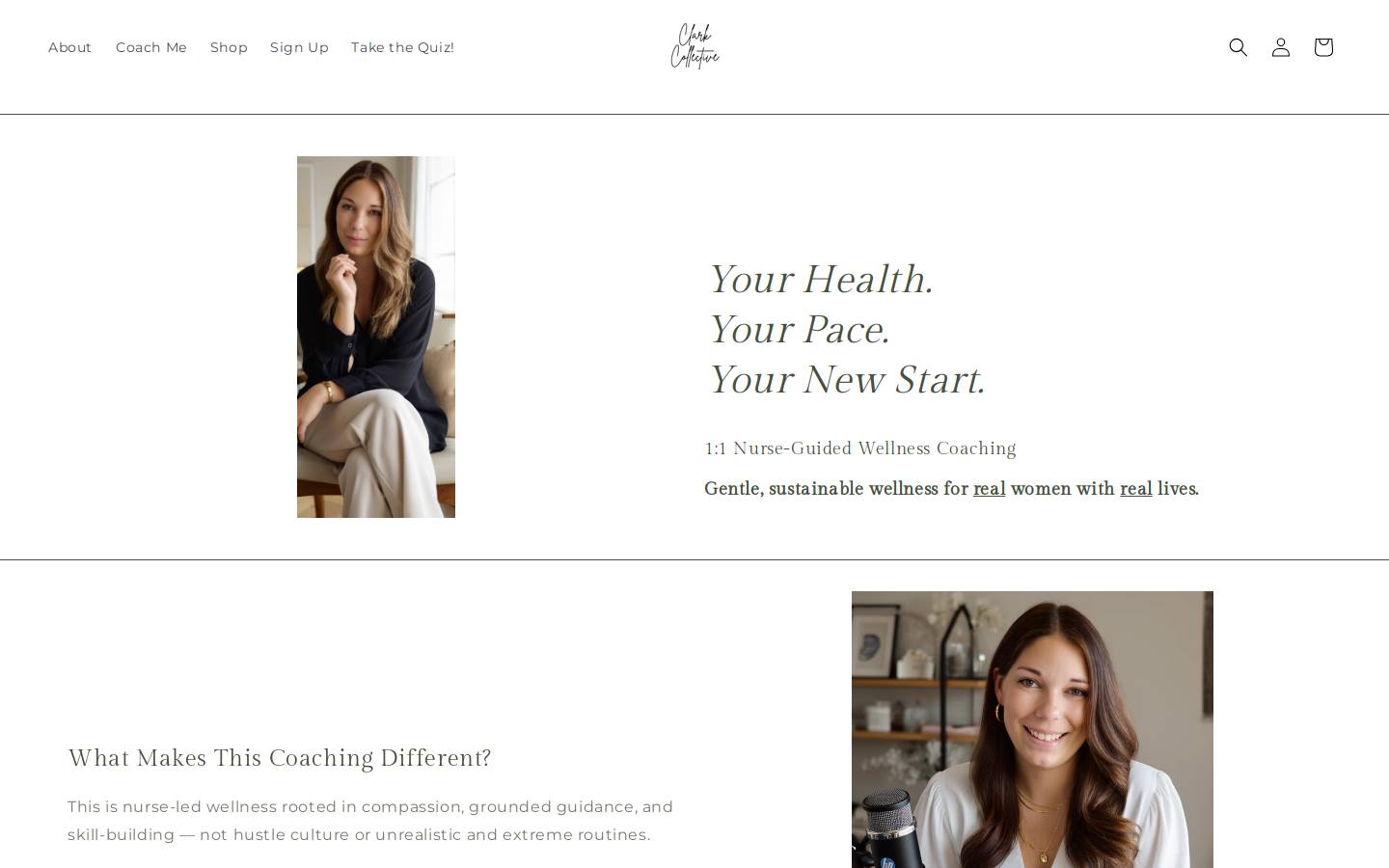clark-health.com homepage screenshot