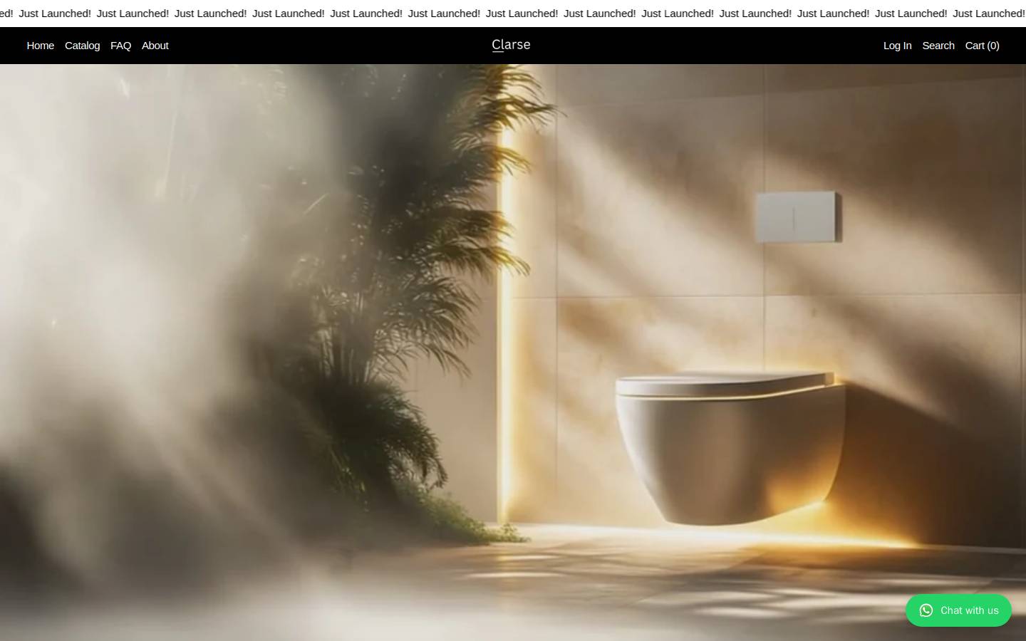 clarse.com homepage screenshot