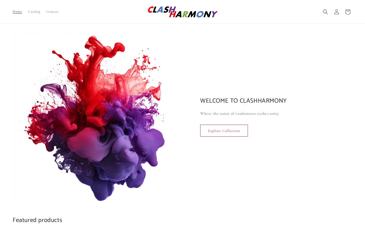 clashharmony.com homepage screenshot