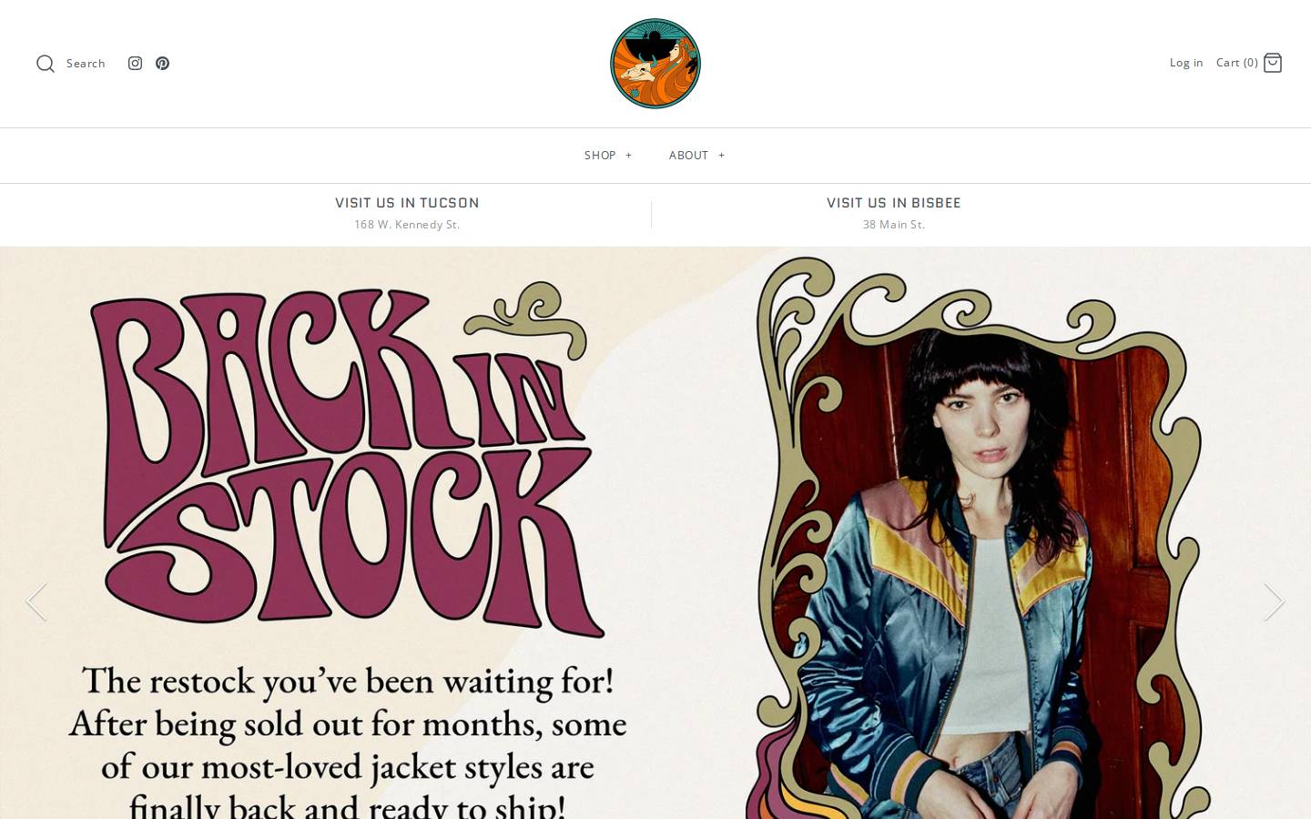 classicrockcouture.com homepage screenshot