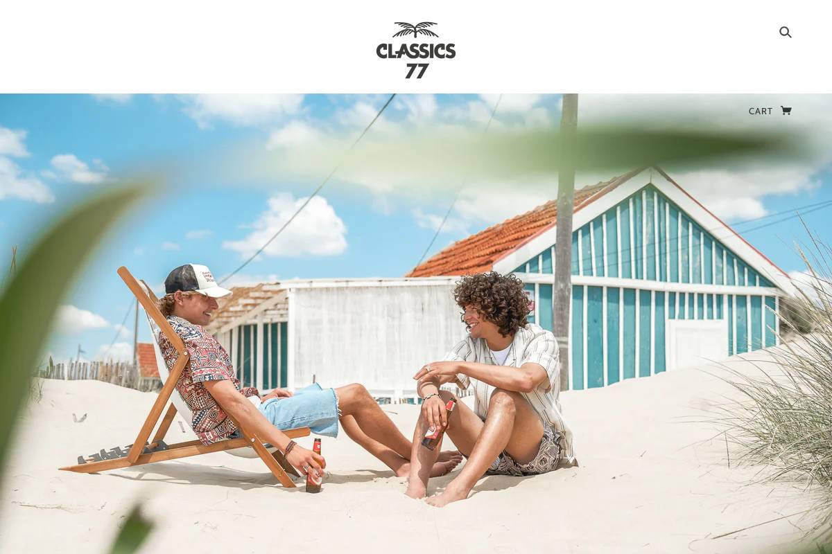 classics77.com homepage screenshot