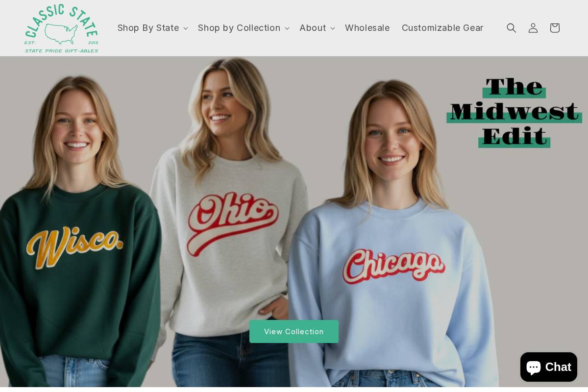 classicstate.com homepage screenshot