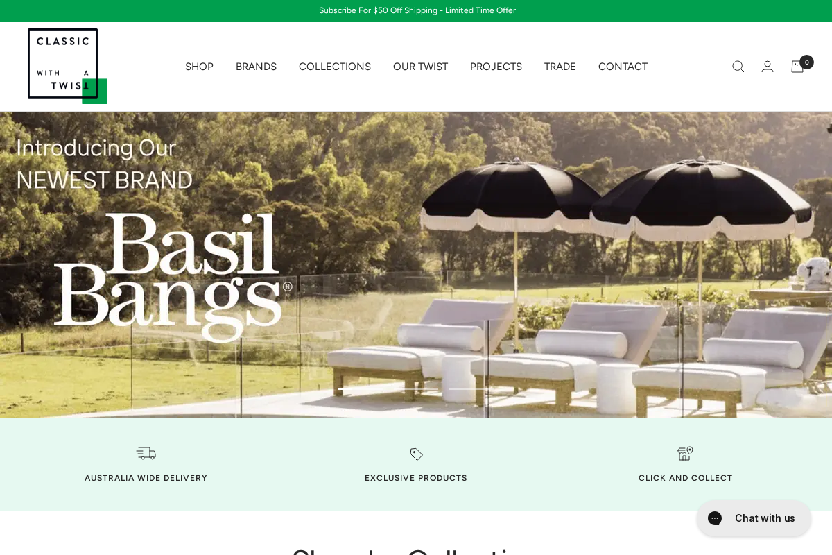 classicwithatwist.com.au homepage screenshot