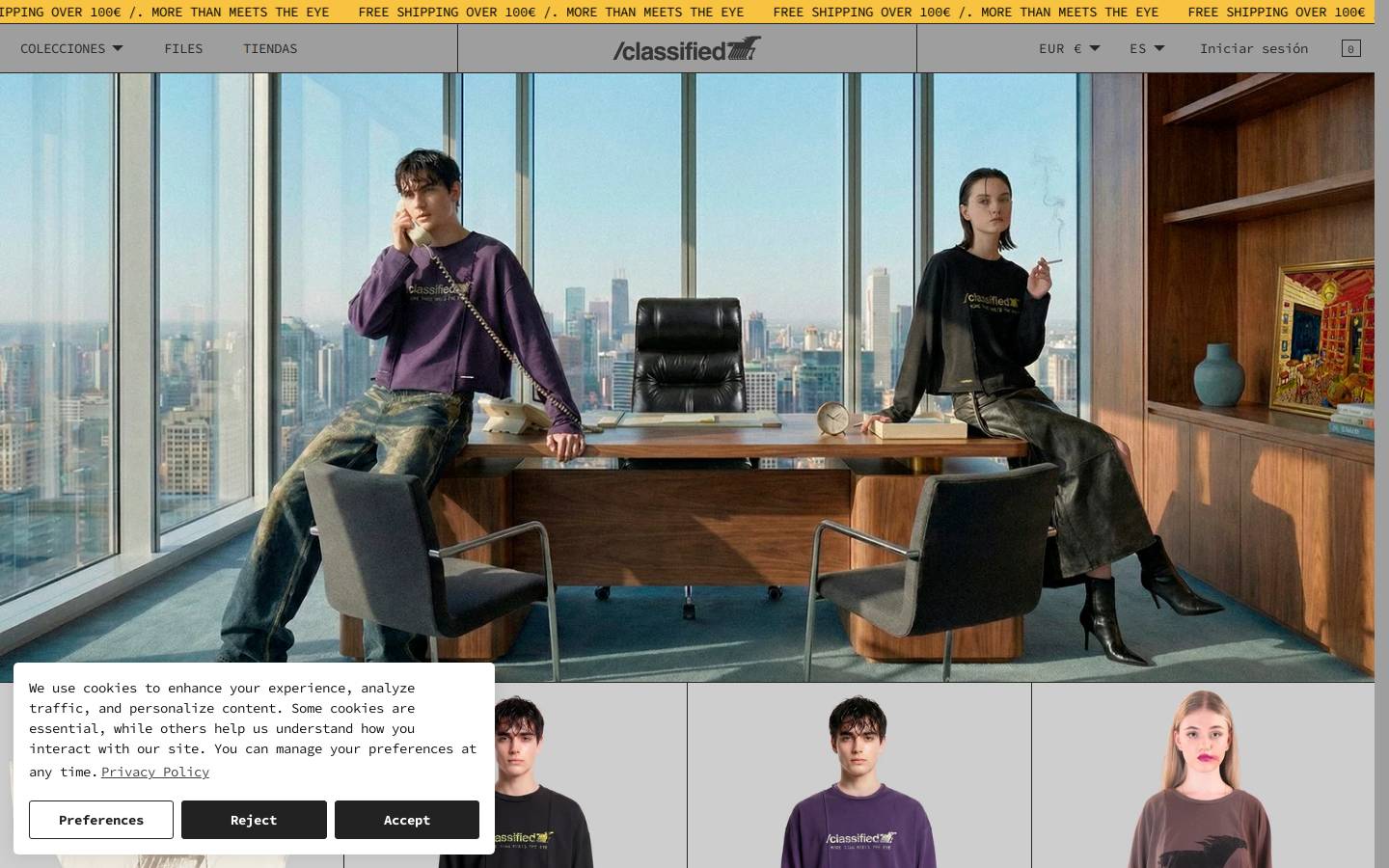 classified-files.com homepage screenshot