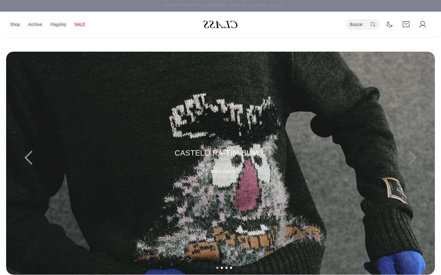 classofficial.com.br homepage screenshot
