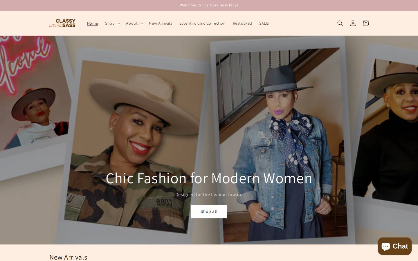 classywitalilsass.com homepage screenshot