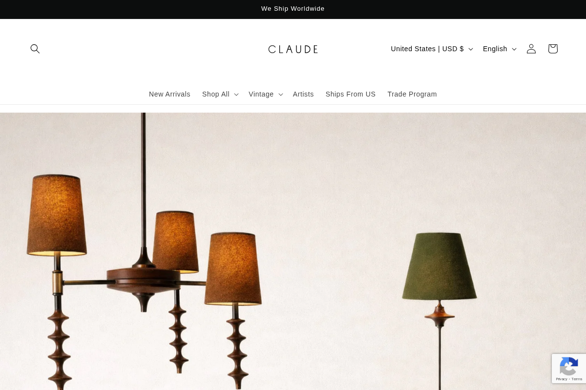 Claude Home homepage screenshot