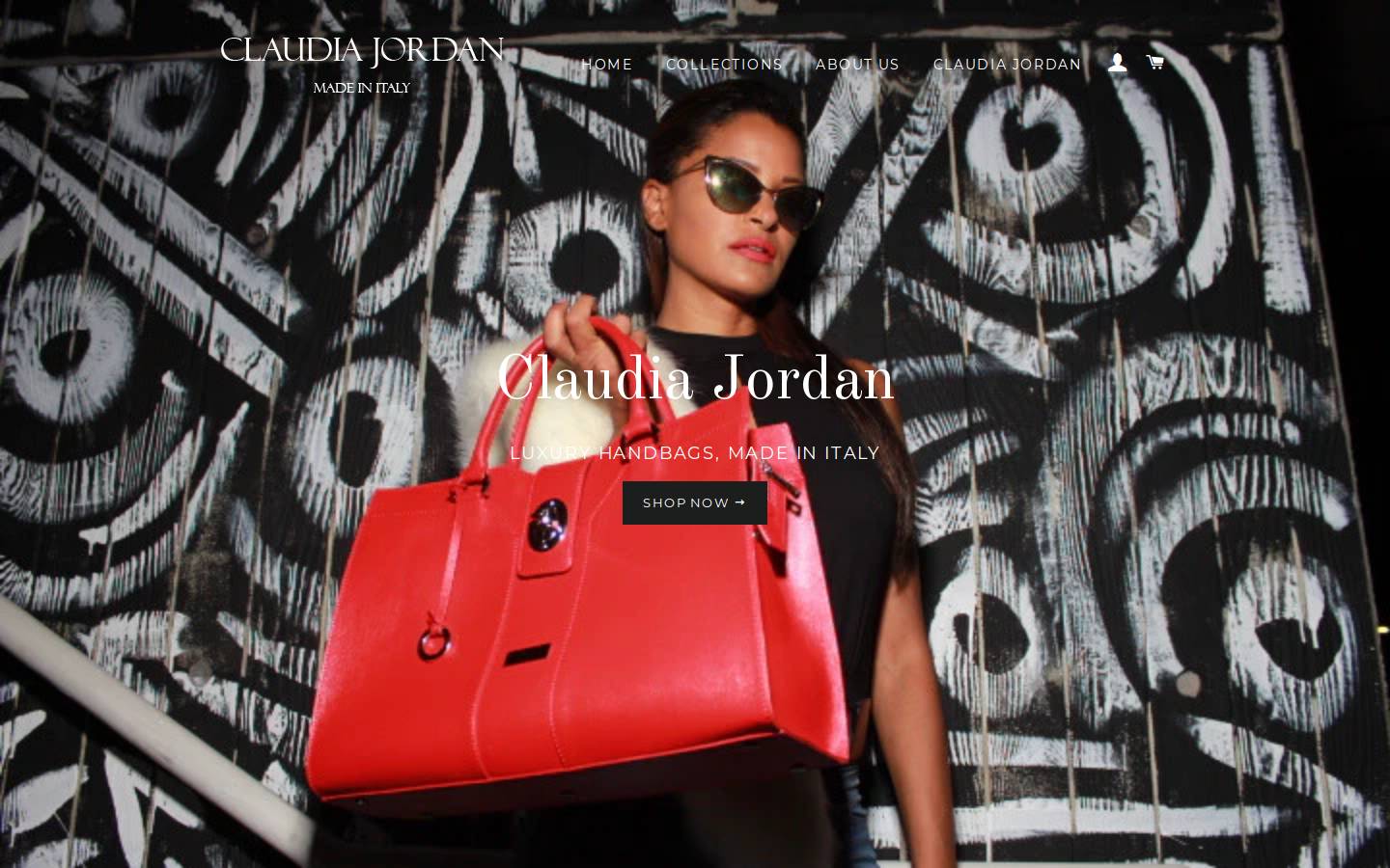 claudiajordan.com homepage screenshot