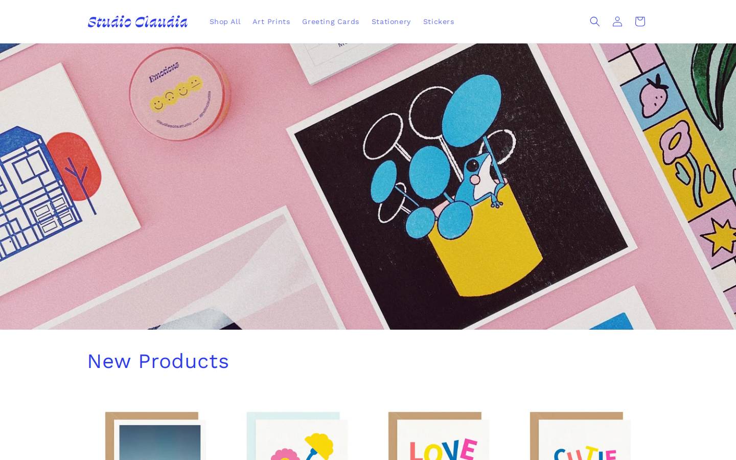 claudiasolis.studio homepage screenshot