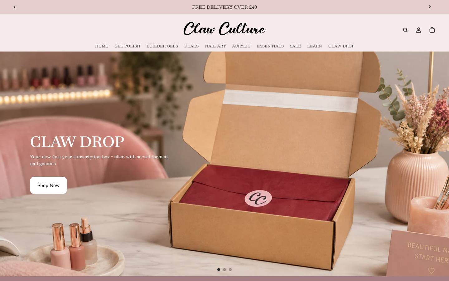 clawculture.com homepage screenshot