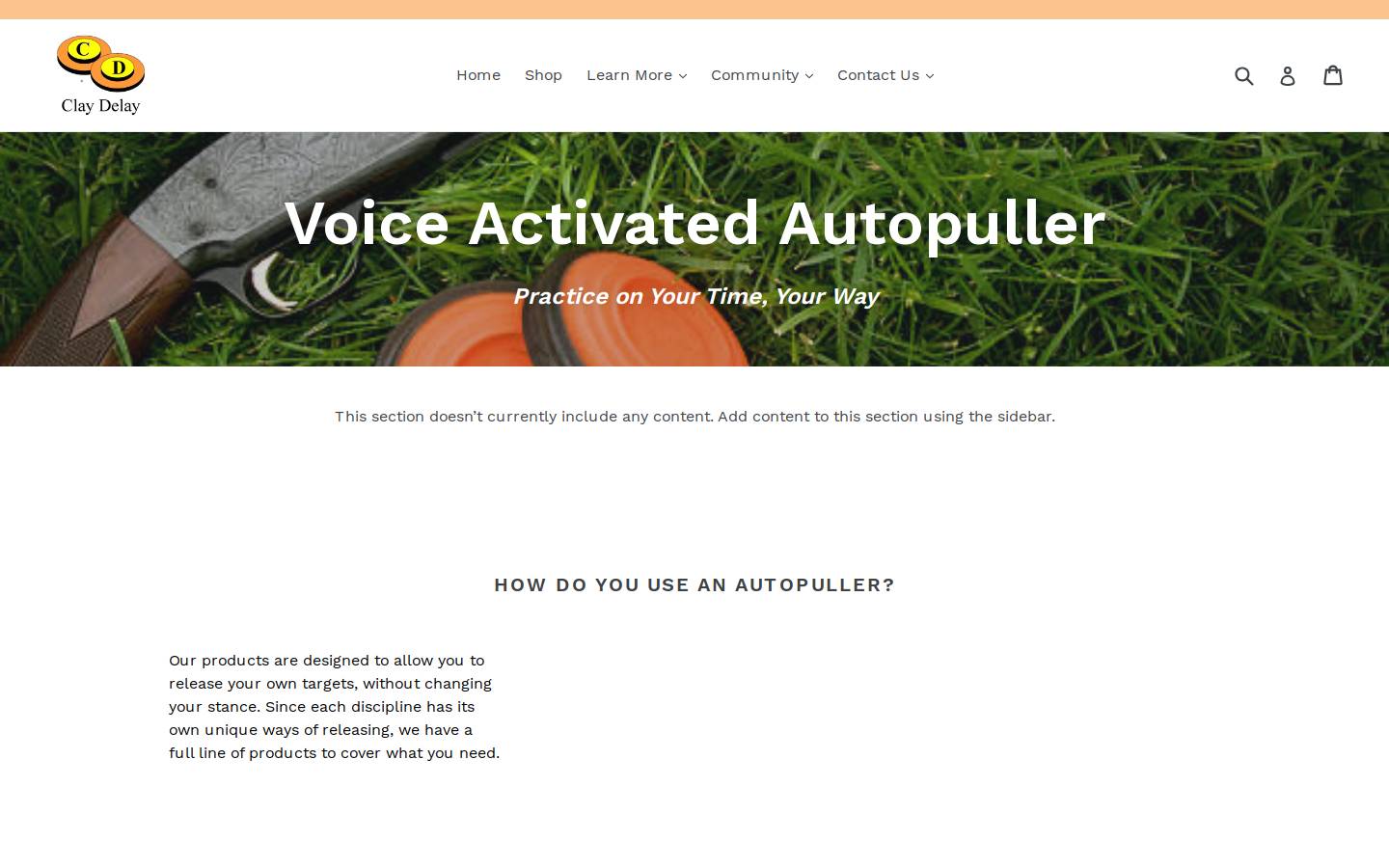 claydelay.com homepage screenshot