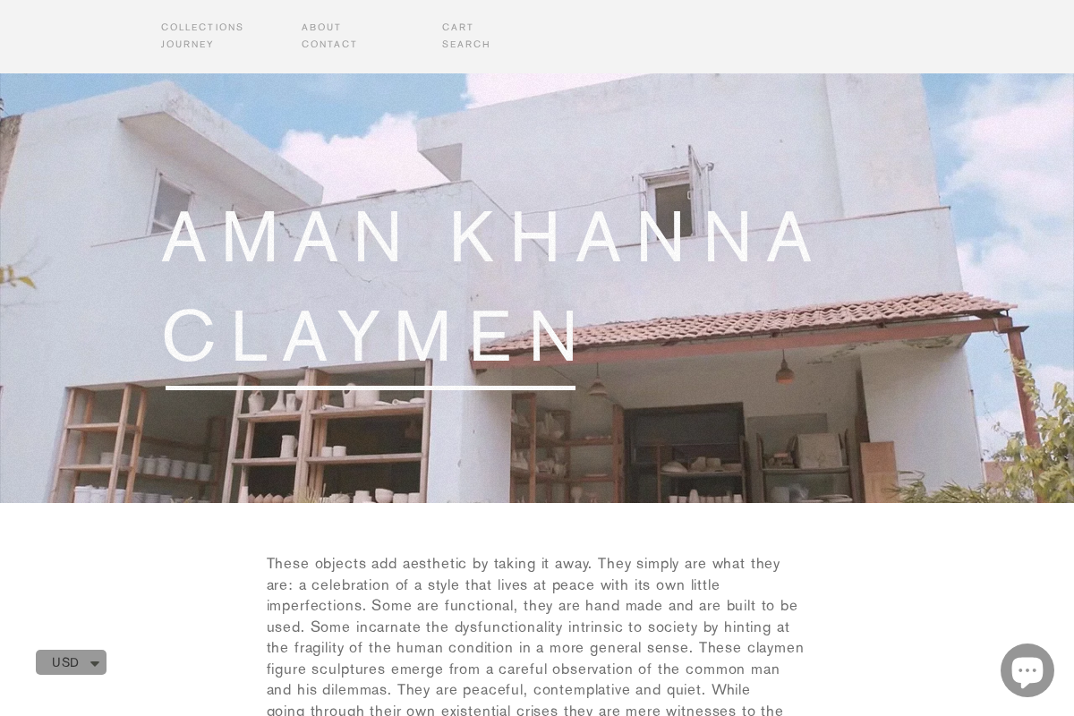 Claymen homepage screenshot