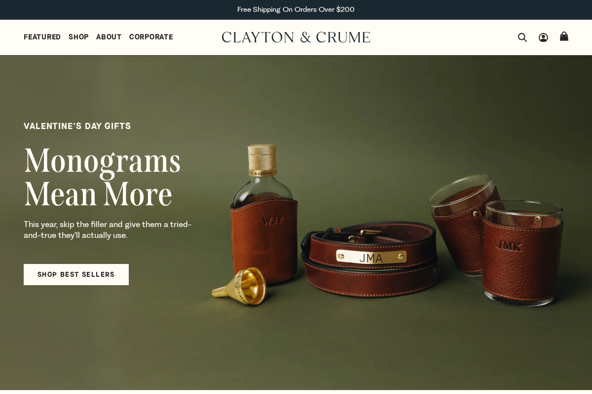 Clayton & Crume homepage screenshot