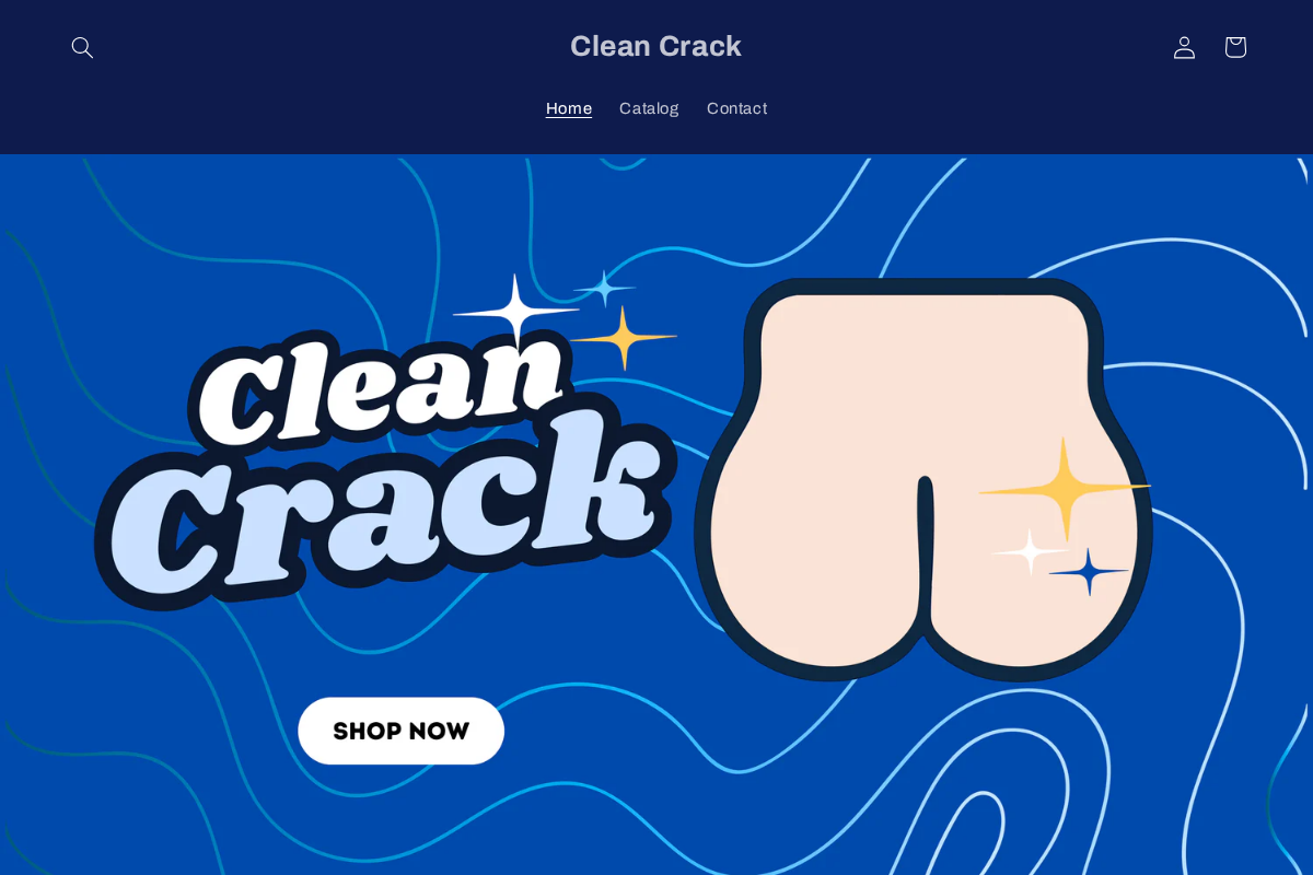 Clean Crack homepage screenshot