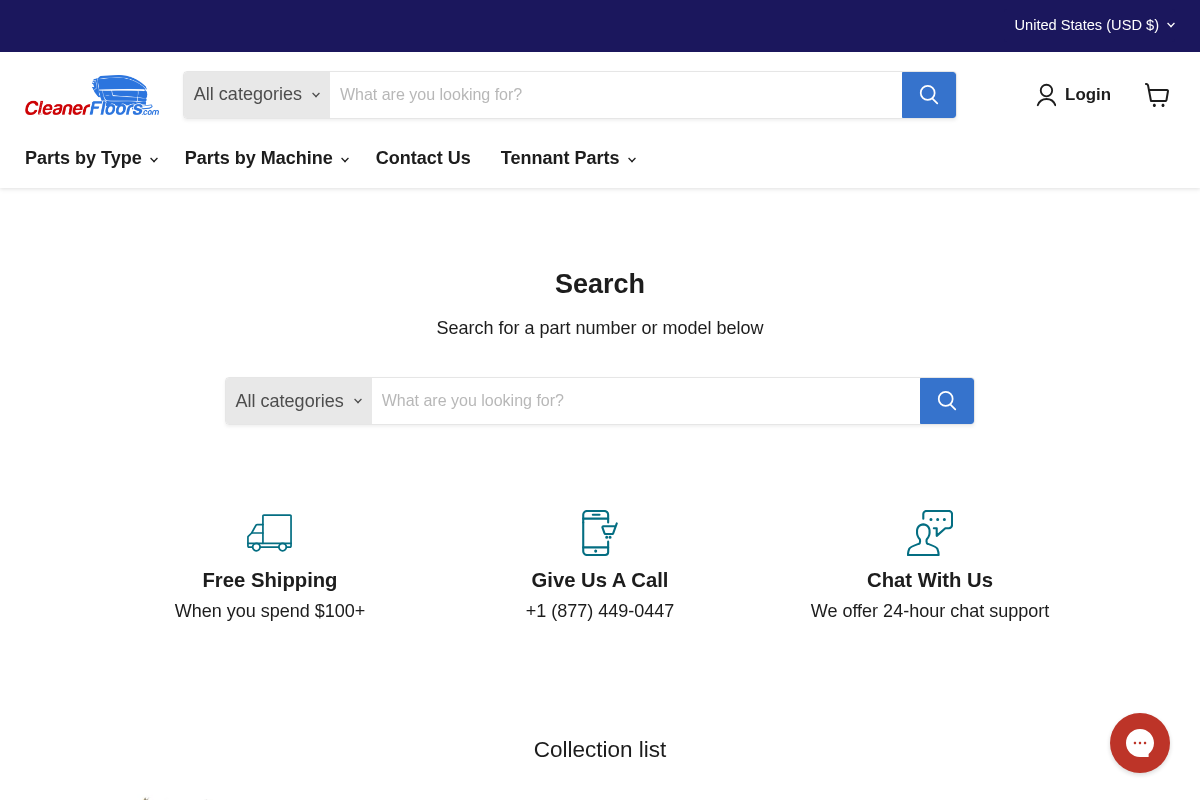 cleanerfloors.com homepage screenshot