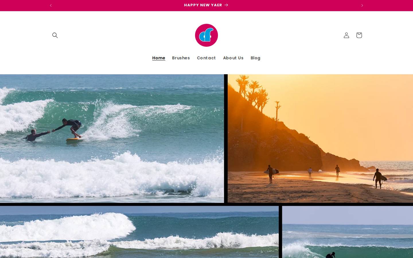 cleanfin.surf homepage screenshot