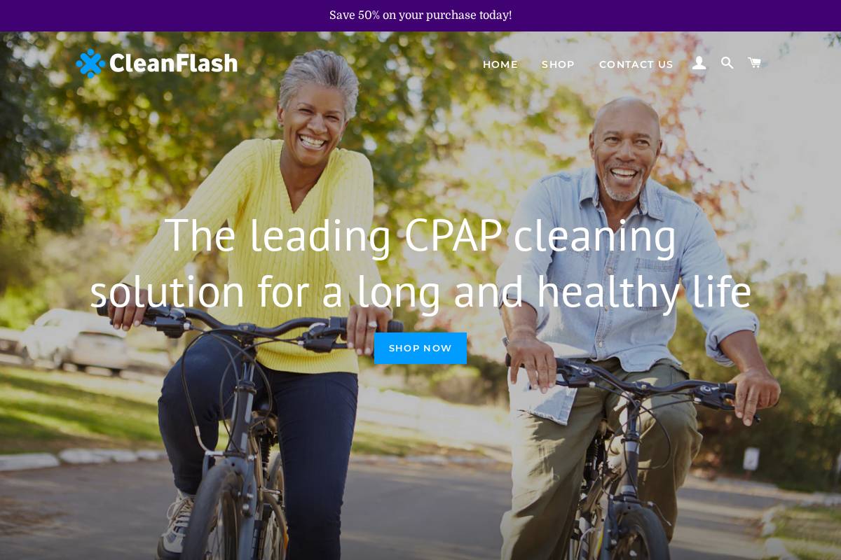 cleanflash.com homepage screenshot