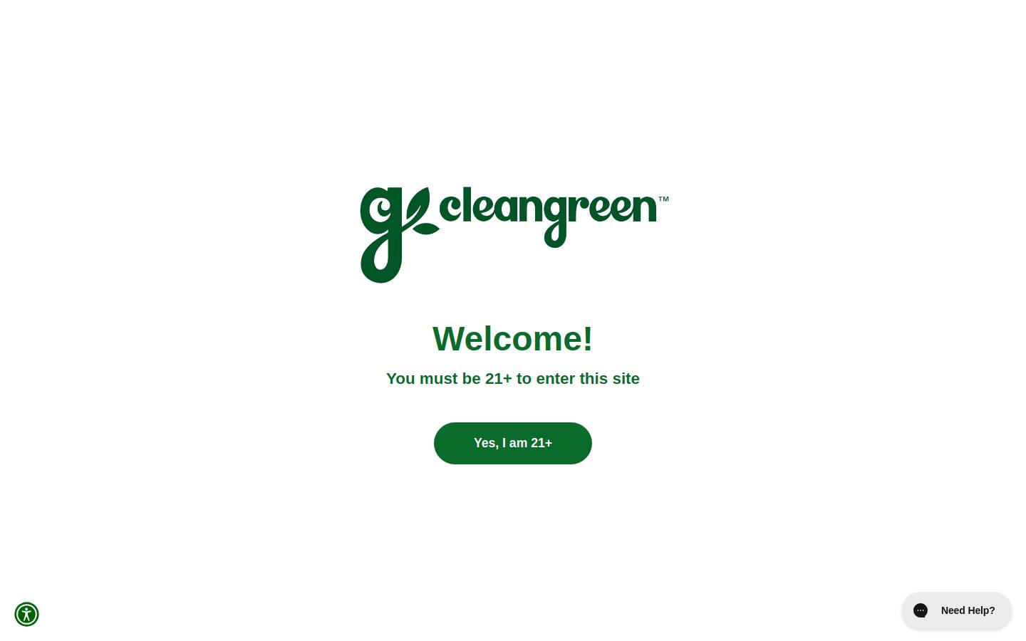 cleangreen3.com homepage screenshot