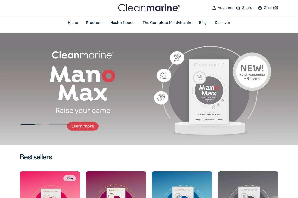 cleanmarineuk.com homepage screenshot