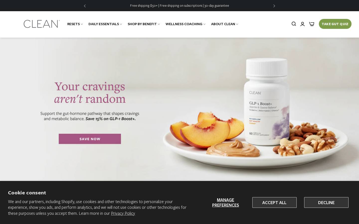 cleanprogram.com homepage screenshot