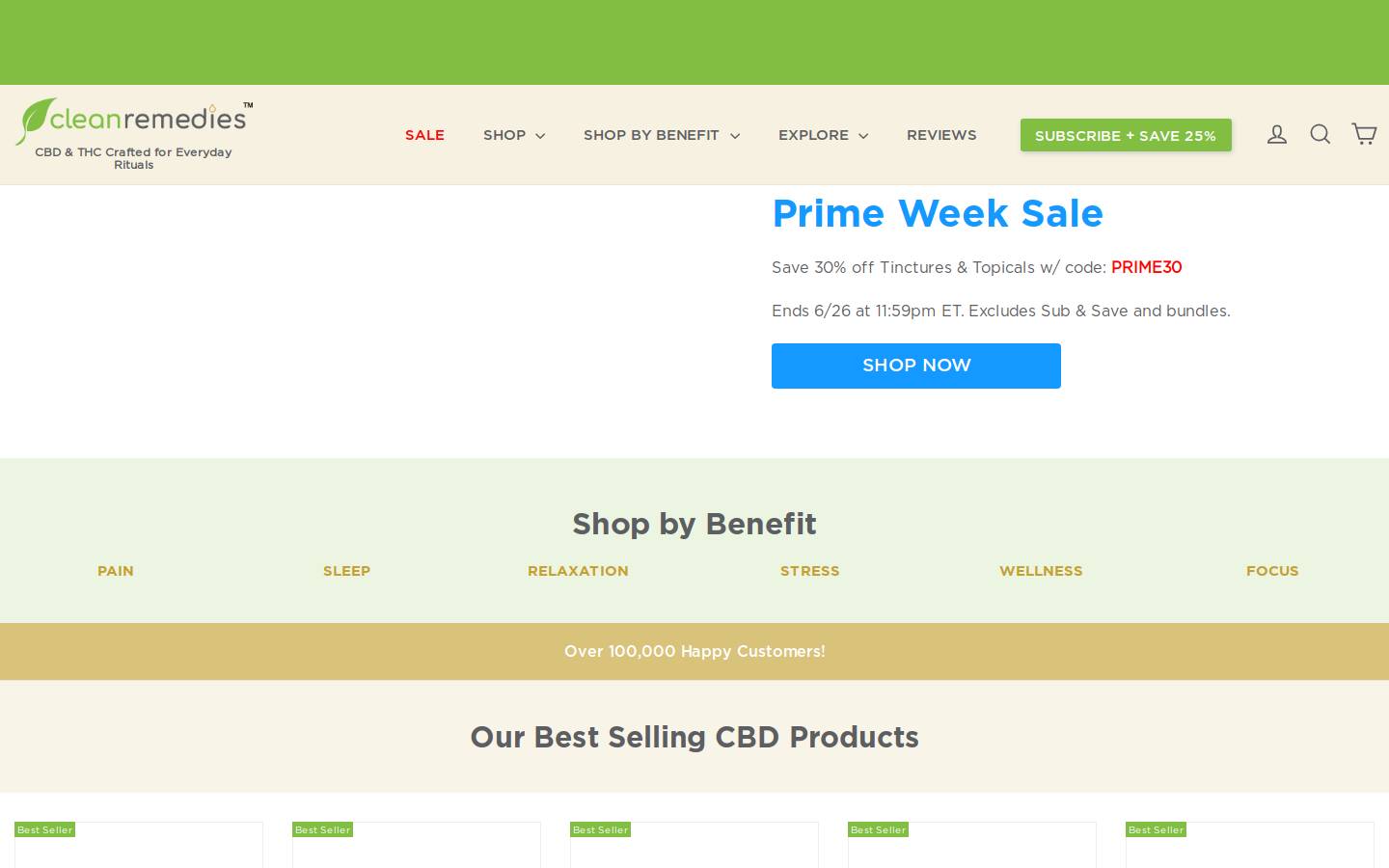 cleanremedies.com homepage screenshot